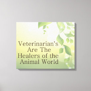 Veterinärer Canvastryck