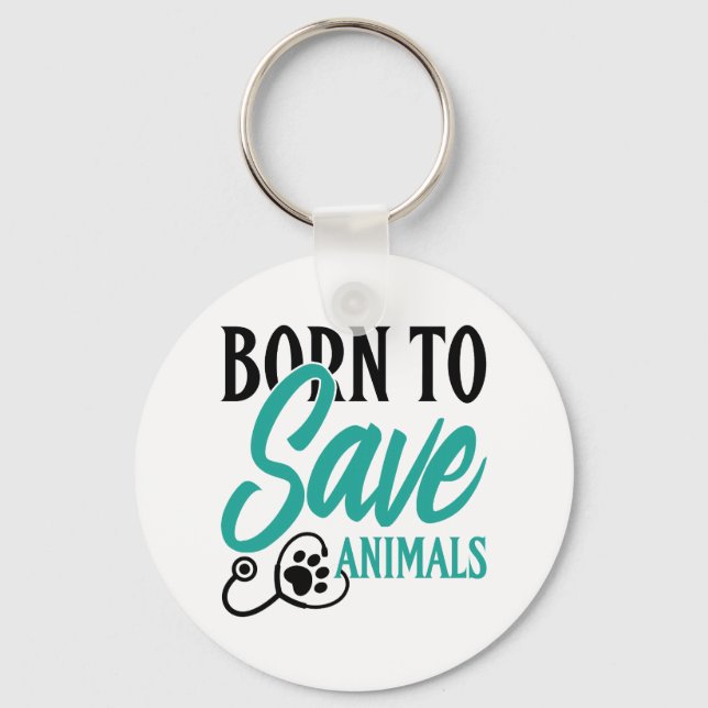 Veterinarian and Vet Tech Appreciation Nyckelring (Framsida)