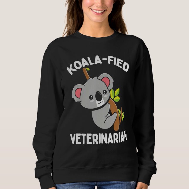Veterinarian Appreciaton Koalafied Vet School Koal T Shirt (Framsida)