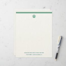 Veterinarian Letterhead Template | Formal Brevhuvud