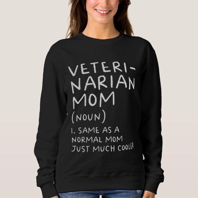 Veterinarian Mom Definition  Veterinary T Shirt (Framsida)