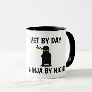 VETERINARIAN NINJA COFFEE MUG MUGG