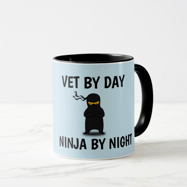 VETERINARIAN NINJA KAFFE KOPPAR (Framsida höger)