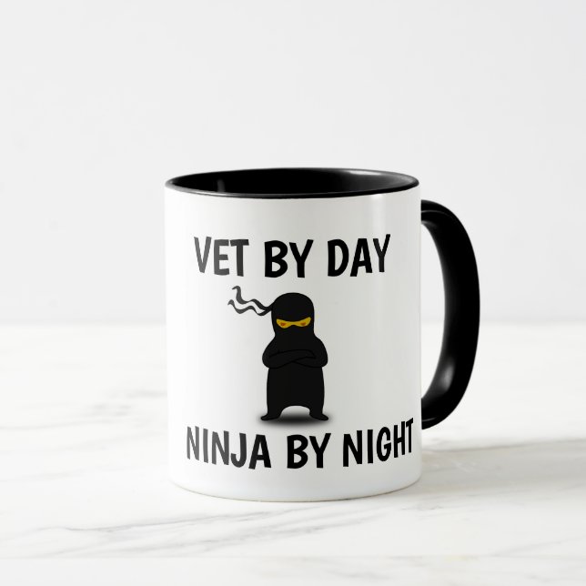 VETERINARIAN NINJA KAFFE KOPPAR (Framsida höger)