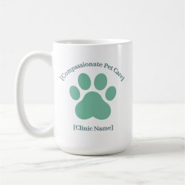 Veterinarian Staff Mug | Clinic Name Logo Template Kaffemugg