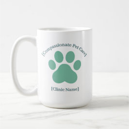 Veterinarian Staff Mug | Clinic Name Logo Template Kaffemugg