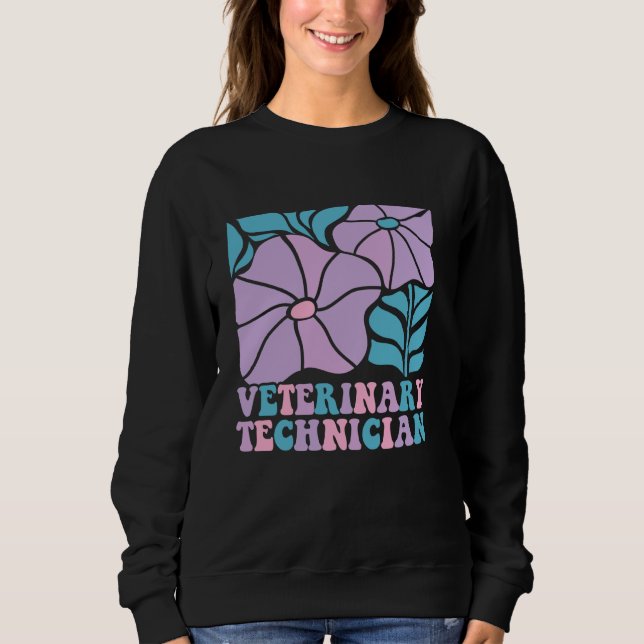 Veterinarian Vet Tech Veterinary Assistant Technic T Shirt (Framsida)