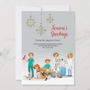 Veterinärkort Helgdag Inbjudningar
