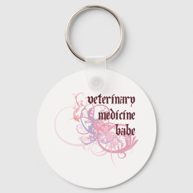 Veterinärmedicin Babe Nyckelring (Framsida)