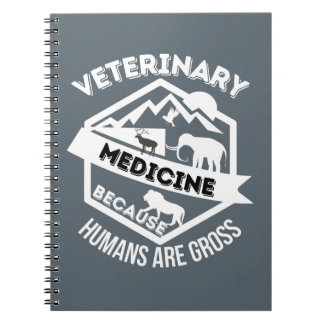 Veterinärmedicin eftersom människor är brutala anteckningsbok