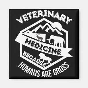 Veterinärmedicin eftersom människor är brutala magnet