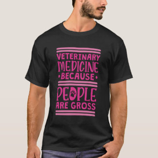 Veterinärmedicin eftersom människor är stora t shirt
