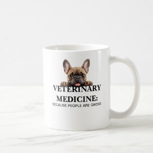 Veterinärmedicin för att människor är brutala kaffemugg