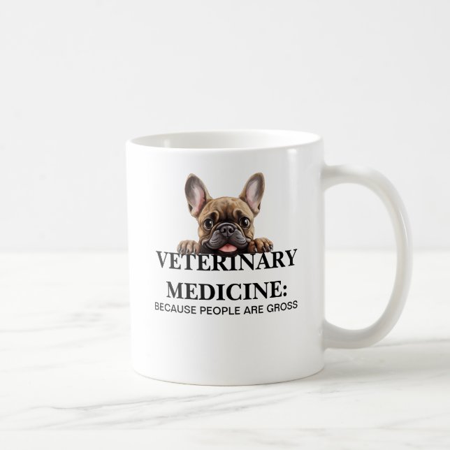 Veterinärmedicin för att människor är brutala kaffemugg (Höger)