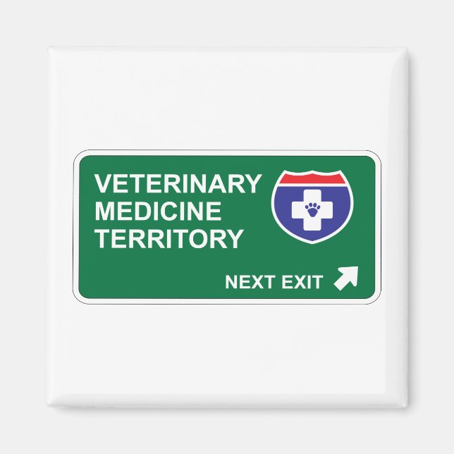 Veterinärmedicin Nästa utförsel Magnet (Framsidan)