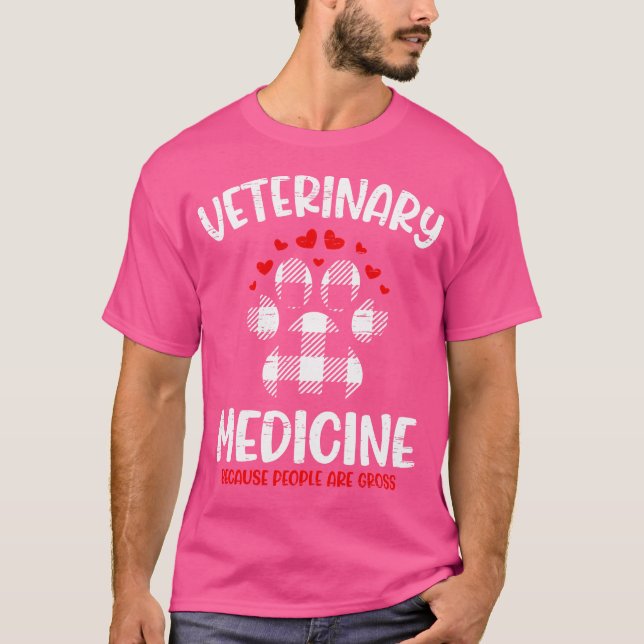 Veterinärmedicin Vet Animal Care Clinic Pet Doc T Shirt (Framsida)