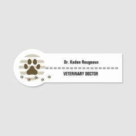 Veterinärmedicinska sjukhuset och kliniken Namn br Namnbricka
