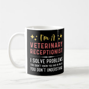 Veterinärreceptionist Medicine Vet Technician AS Kaffemugg