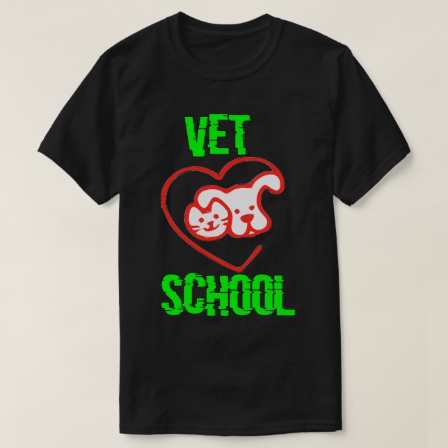 Veterinärskola T Shirt (Design framsida)