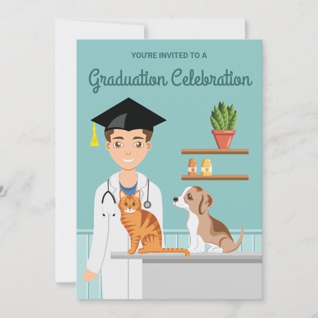 Veterinärskola Veterinärstudent DVM-examen Inbjudningar (Framsida)