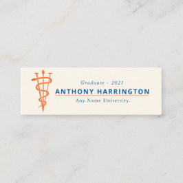 Veterinärsymbol Student Mini Visitkort