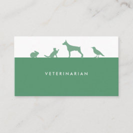 Veterinärt affärskort visitkort