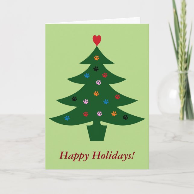 Veterinärt kliniskt julkort helgkort (Framsida)