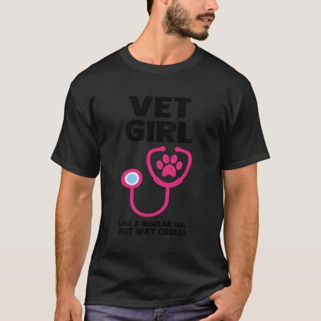 Veterinärtekniker, framtida veterinär, honale V T Shirt (Framsida)