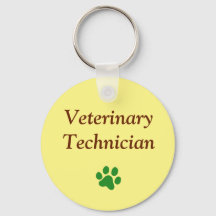 Veterinärtekniker/Grön tassavtryck/Gul
