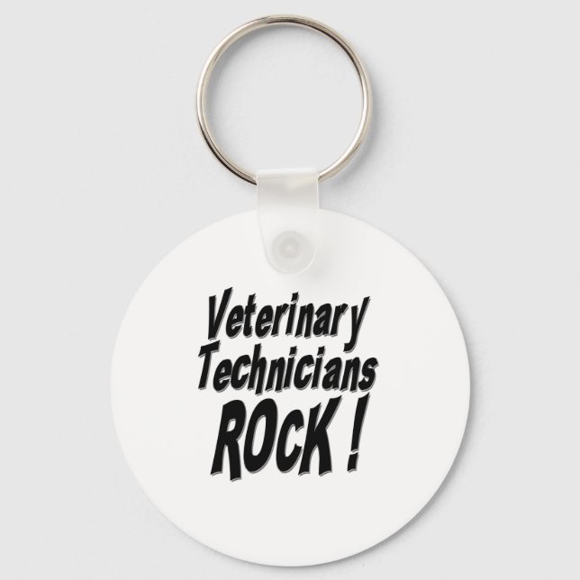 Veterinärtekniker Sten! Nyckelring (Framsida)