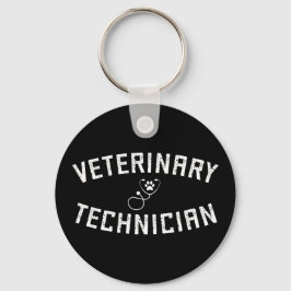 Veterinärtekniker | Vet Tech Tass Stethoscope Nyckelring