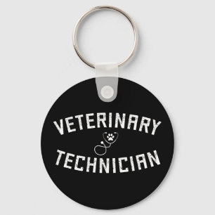 Veterinärtekniker   Vet Tech Tass Stethoscope Nyckelring