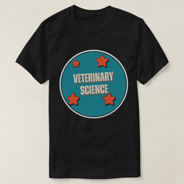 Veterinärvetenskap T Shirt (Design framsida)