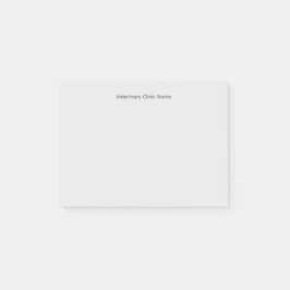 Veterinary Clinic Customizable Post‑It® Notes Post-it Block