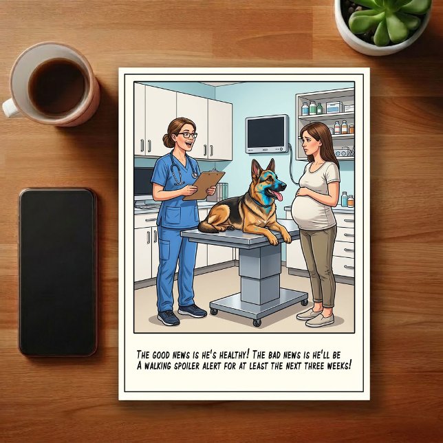 Veterinary ER Adventures Cartoon Vykort (Skapare uppladdad)