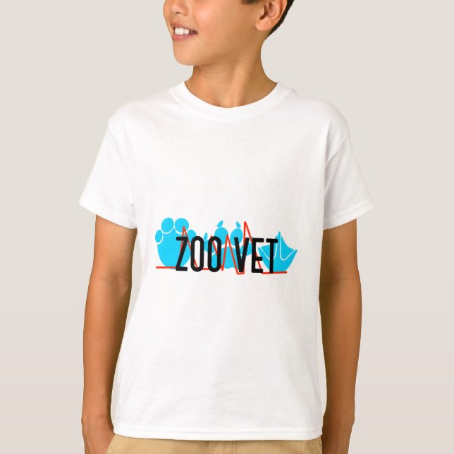 Veterinary Medicine Zoo Vet T Shirt (Framsida)