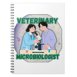 Veterinary Microbiologist – Lab Science Design Anteckningsbok