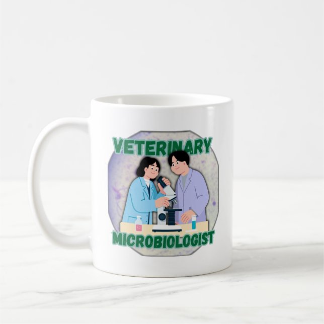 Veterinary Microbiologist – Lab Science Design Kaffemugg (Vänster)