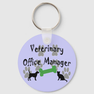 Veterinary Office Manager Nyckelring