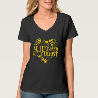Veterinary Receptionist Veterinarian Vet Tech Assi T Shirt