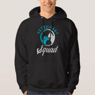 Veterinary Squad Funny Vet Tech Veterinarian Techn Hoodie