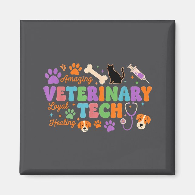 Veterinary Technician - Vet Tech Veterinarian Appr Magnet (Framsidan)