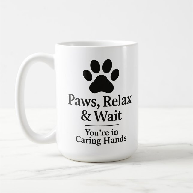 Veterinary Waiting Room Mug Kaffemugg (Vänster)