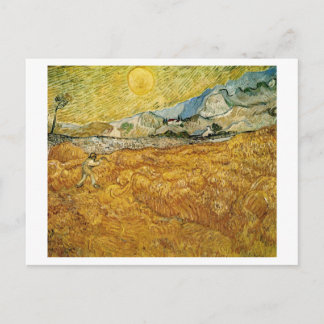 Vetesjukhus Fält Reaper Van Gogh Fine Art Vykort