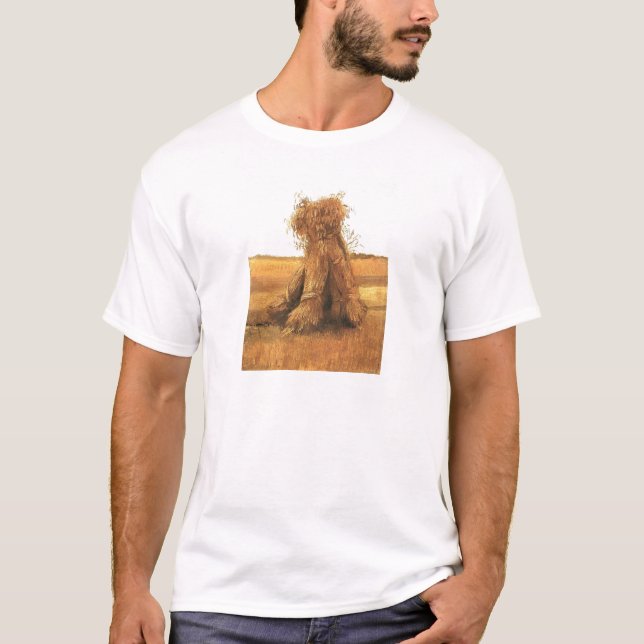 Veteskövlar på ett fält, van Gogh Tee Shirt (Framsida)