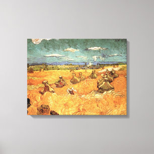 Vetestack med Reaper av Vincent van Gogh Canvastryck