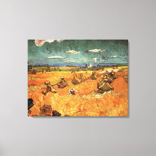 Vetestack med Reaper av Vincent van Gogh Canvastryck