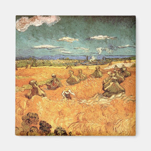 Vetestack med Reaper av Vincent van Gogh Magnet