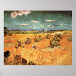 Vetestack med Reaper av Vincent van Gogh Poster