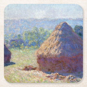 Vetestack (slutet av sommaren), Monet Underlägg Papper Kvadrat